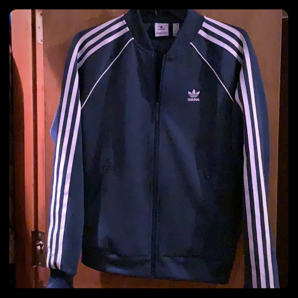 adidas zip up jacket.  Like new